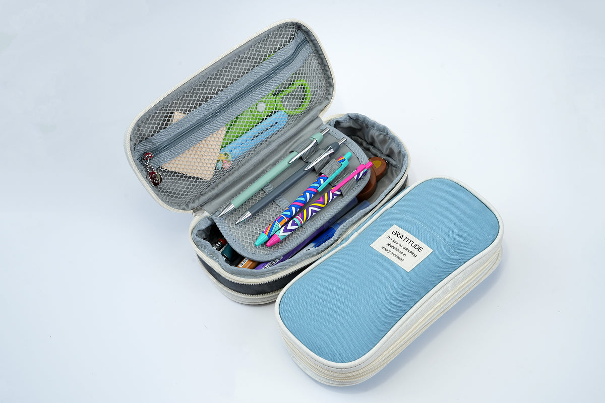 Expandable Pouch - Teal Blue
