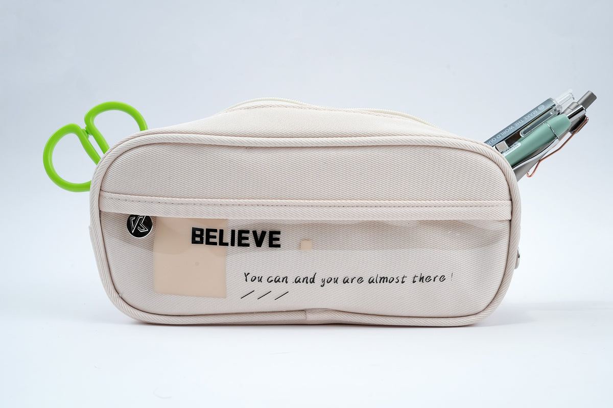 Clearview Organizer Pouch - Cream