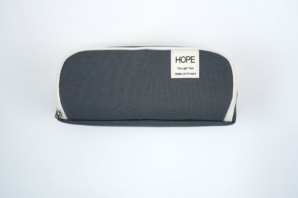 Tri-zip Organizer Pouch - Grey