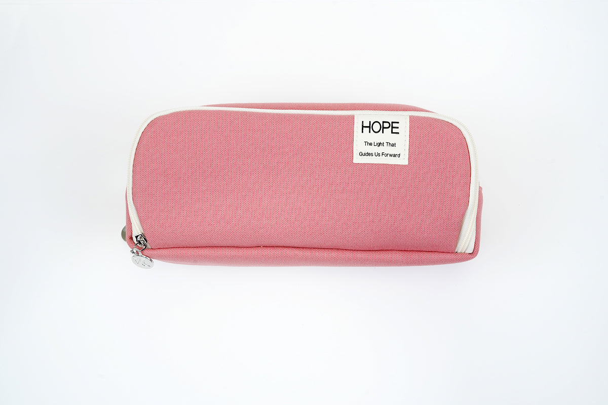 Tri-zip Organizer Pouch - Peach