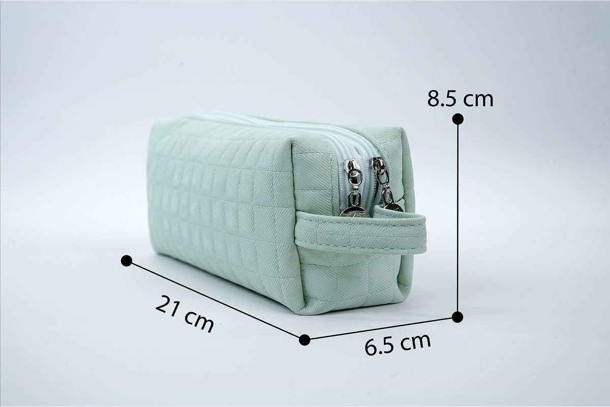 Squarestich Pouch - Mint Green