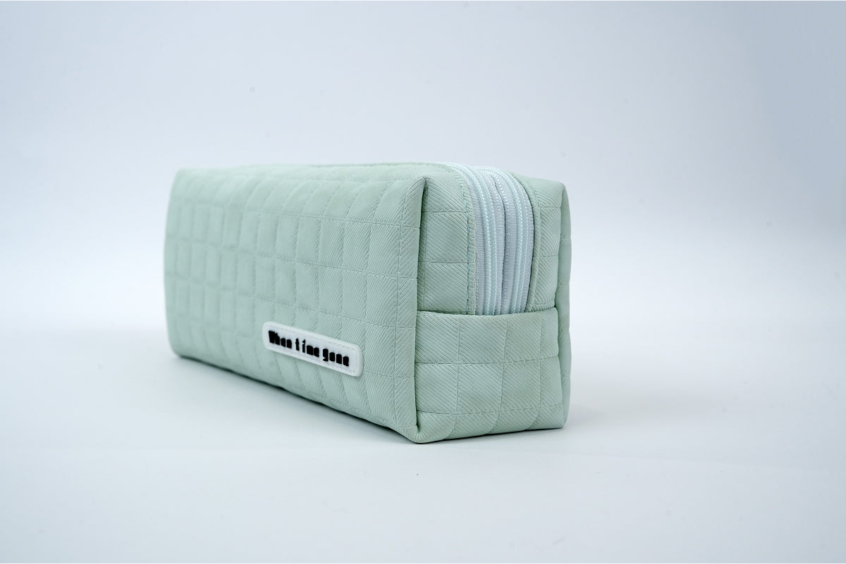 Squarestich Pouch - Mint Green
