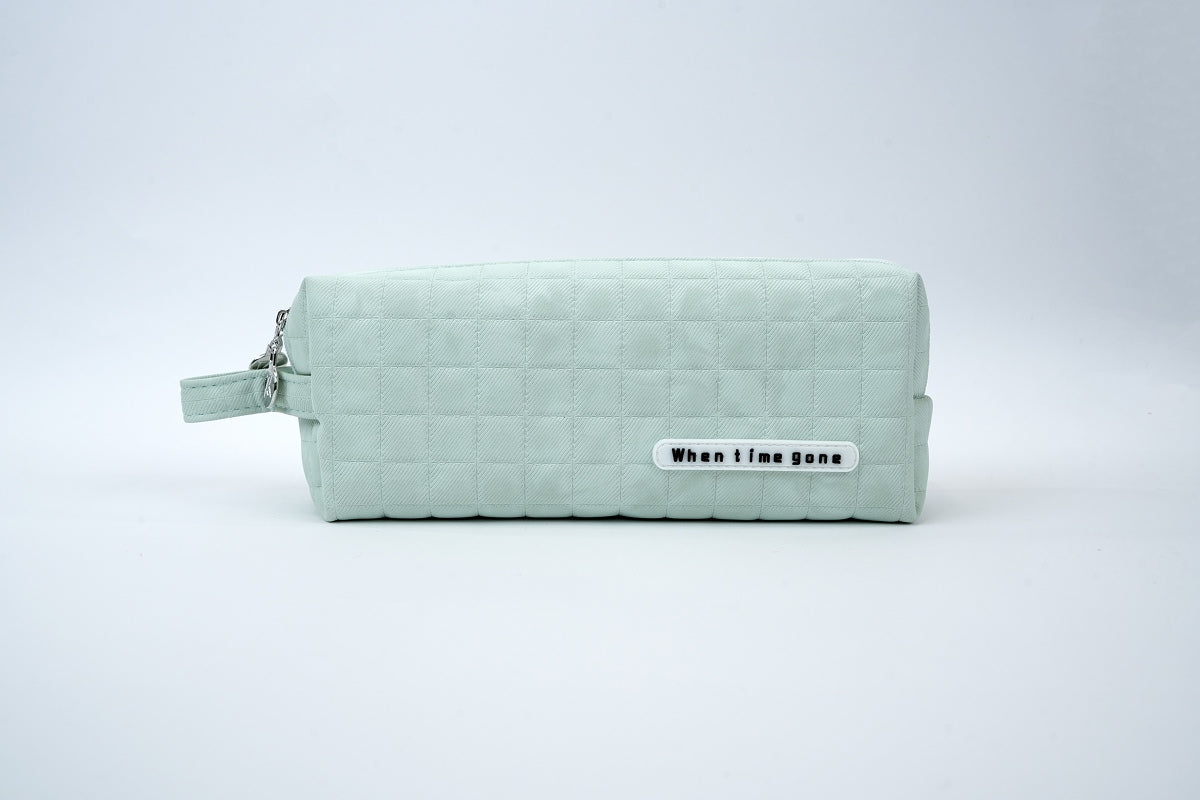 Squarestich Pouch - Mint Green