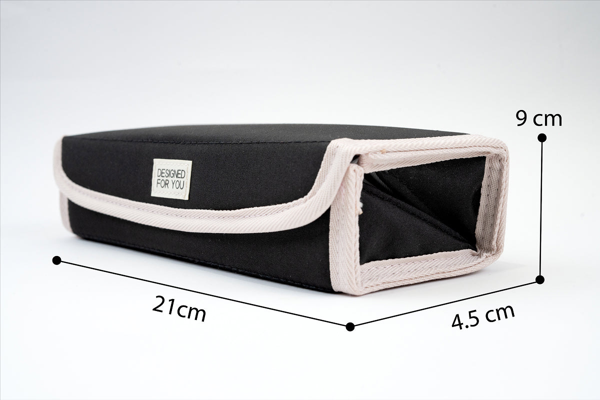 Magnetic Lock Pouch - Black