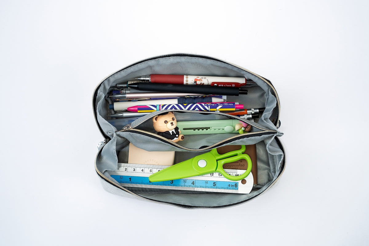 Denim Pouch - Light Grey