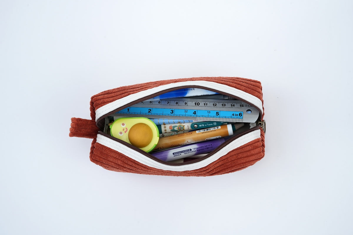 Corduroy Pouch - Rust