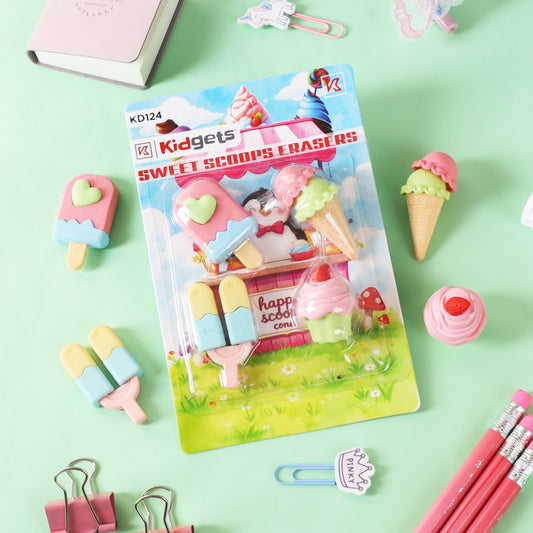 Kidgets 124 - Sweet Scoops Erasers