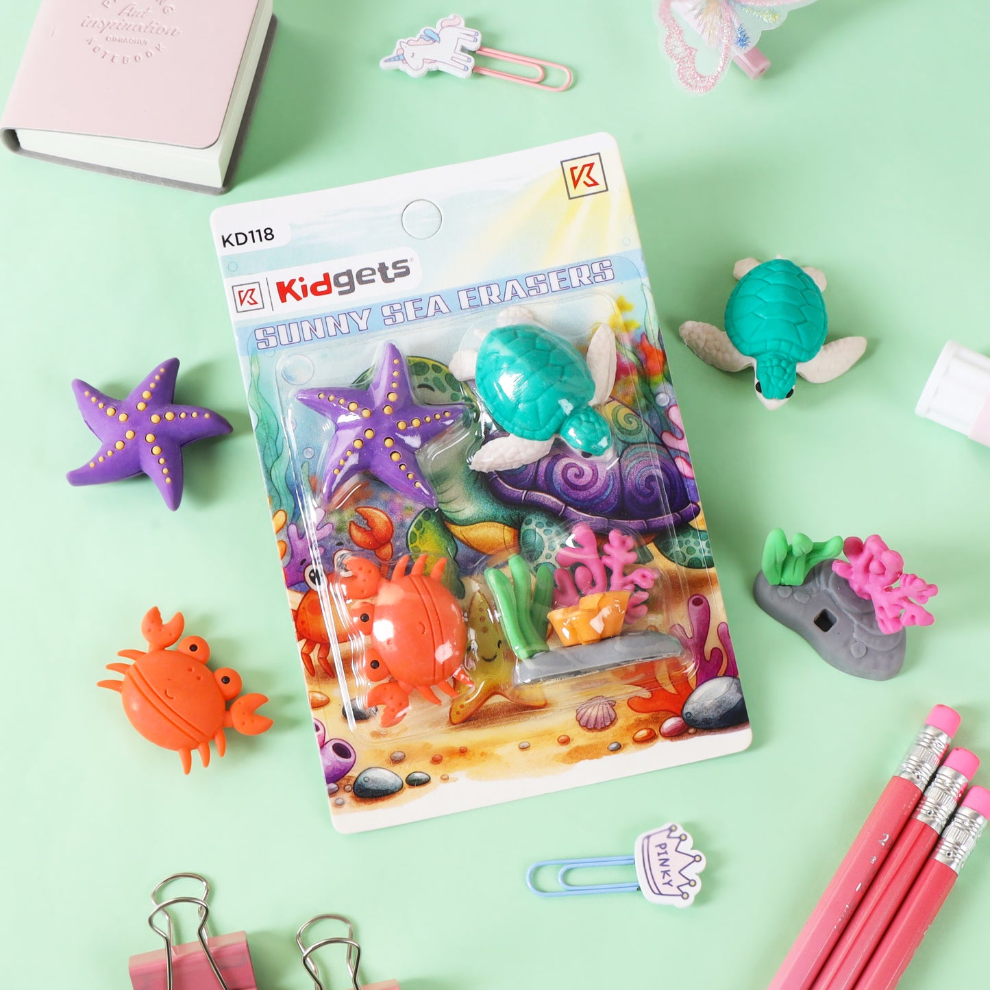 Kidgets 118 - Sunny Sea Erasers