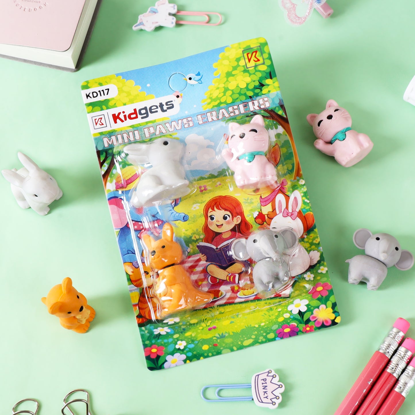 Kidgets 117 - Mini Paws Erasers