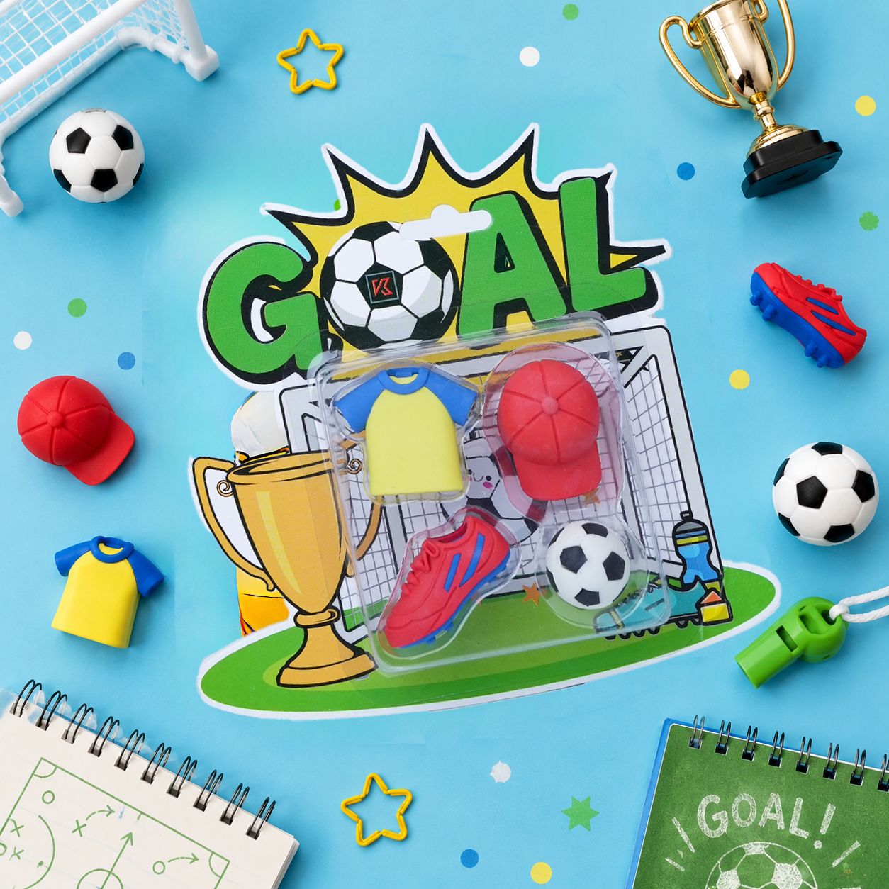 Kidgets Goal Kick Erasers - KD214