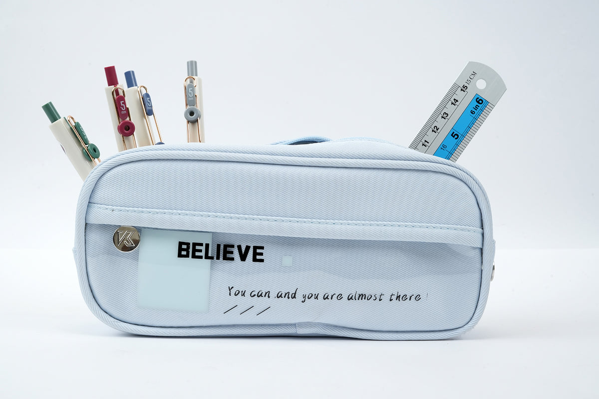 Clearview Organizer Pouch - Light Blue