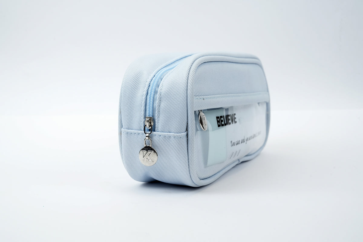 Clearview Organizer Pouch - Light Blue