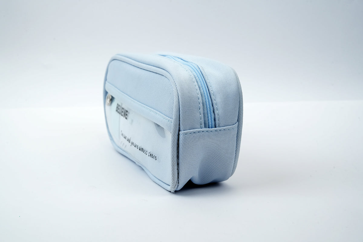 Clearview Organizer Pouch - Light Blue