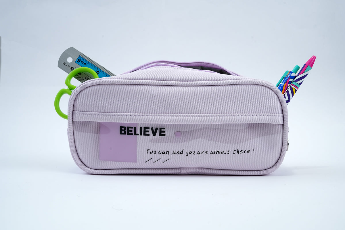 Clearview Organizer Pouch - Purple