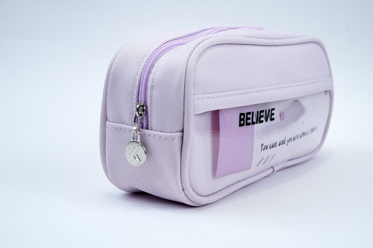 Clearview Organizer Pouch - Purple