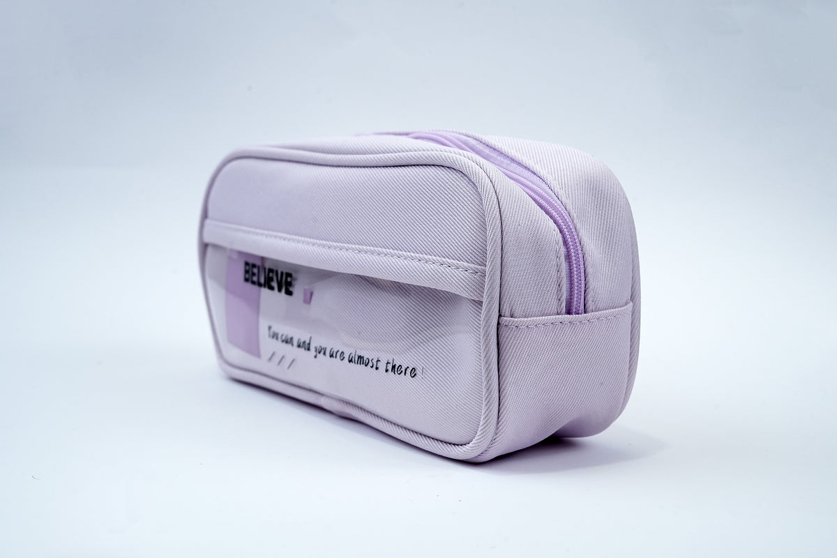 Clearview Organizer Pouch - Purple