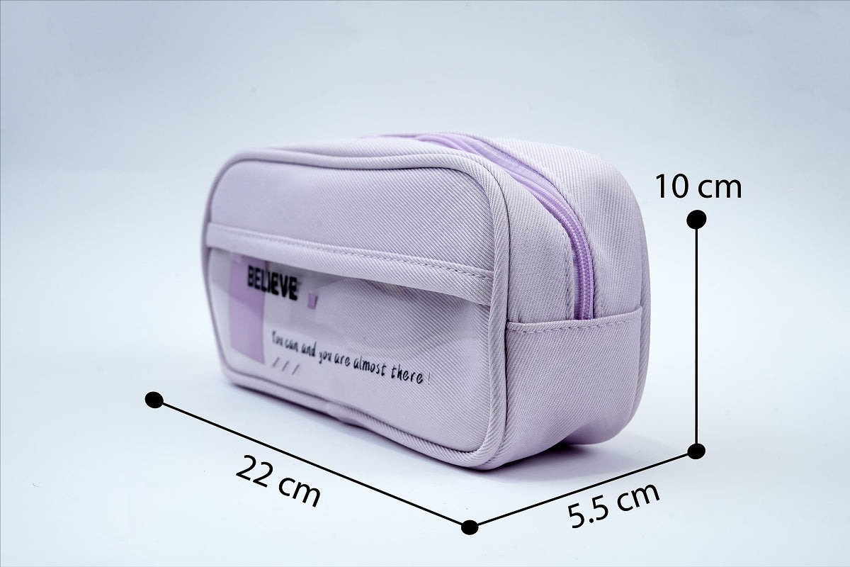 Clearview Organizer Pouch - Purple