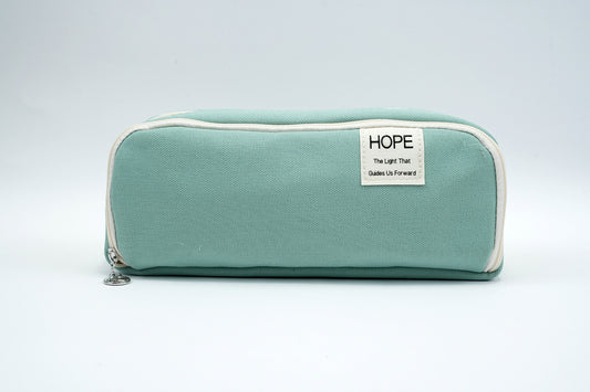 Tri-zip Organizer Pouch - Mint Green