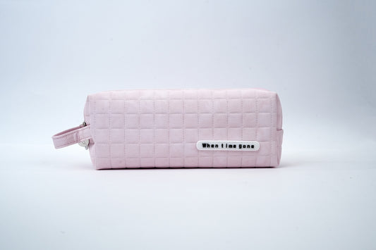 Squarestich Pouch - Pink