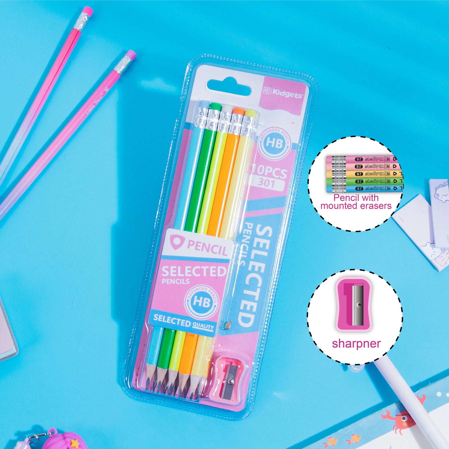 Kidgets Pencil Set - 301