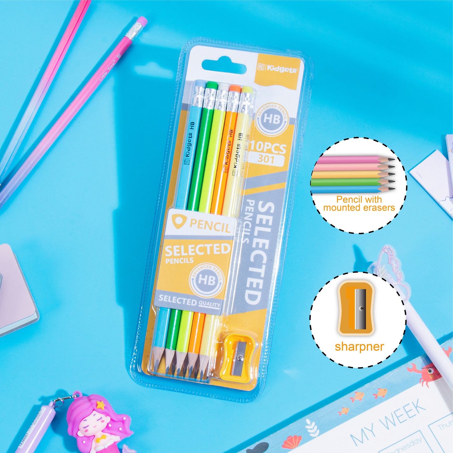 Kidgets Pencil Set - 301