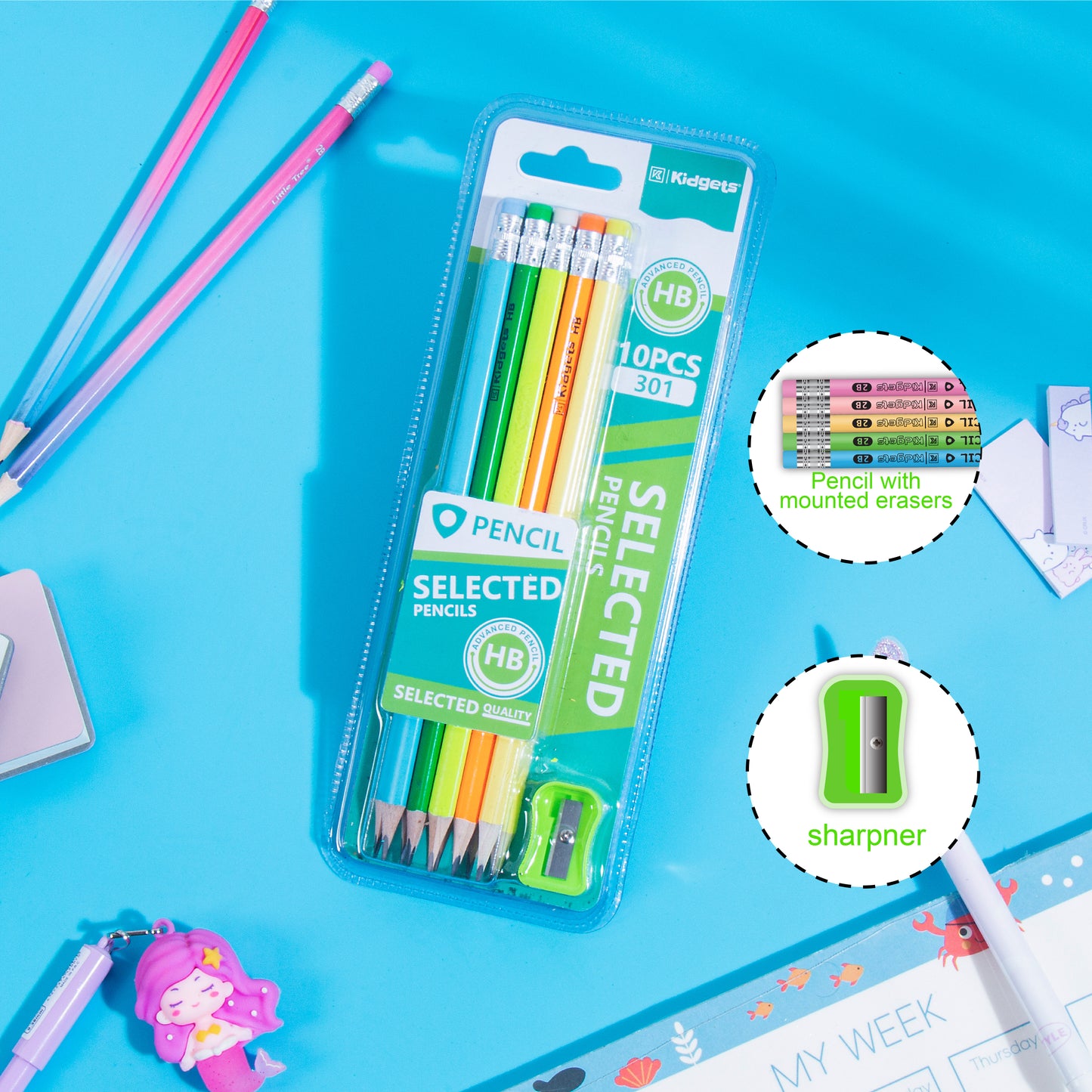 Kidgets Pencil Set - 301