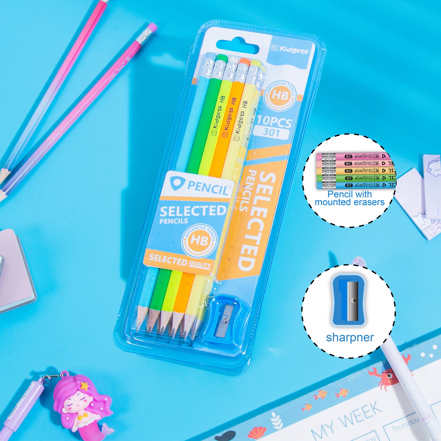 Kidgets Pencil Set - 301