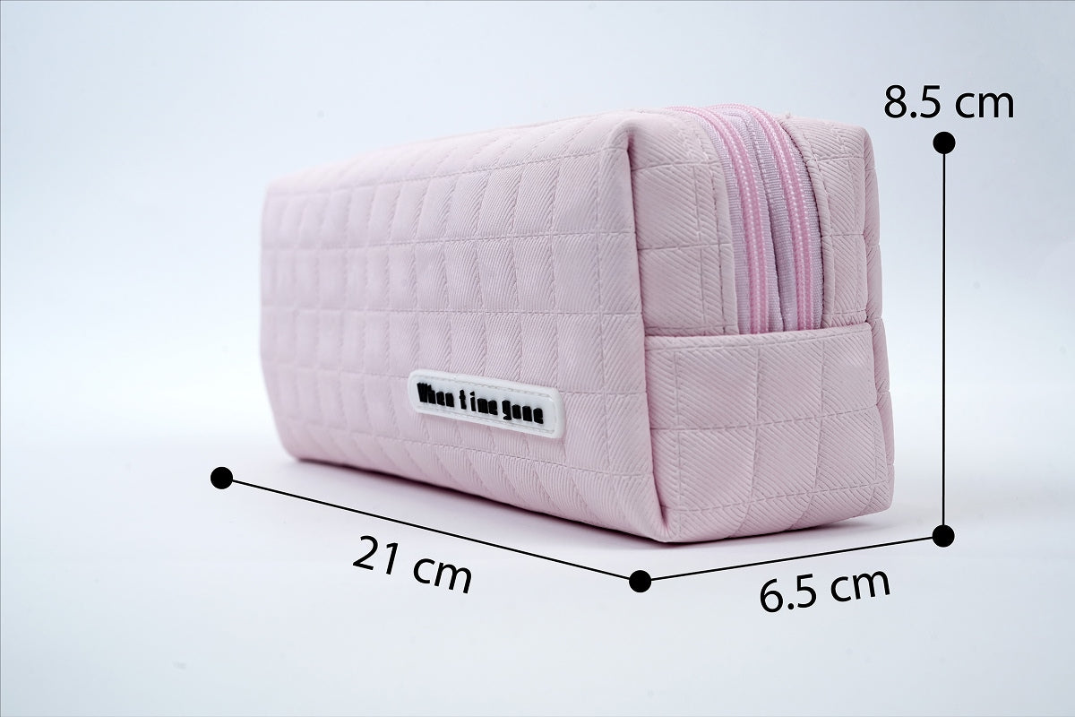 Squarestich Pouch - Pink