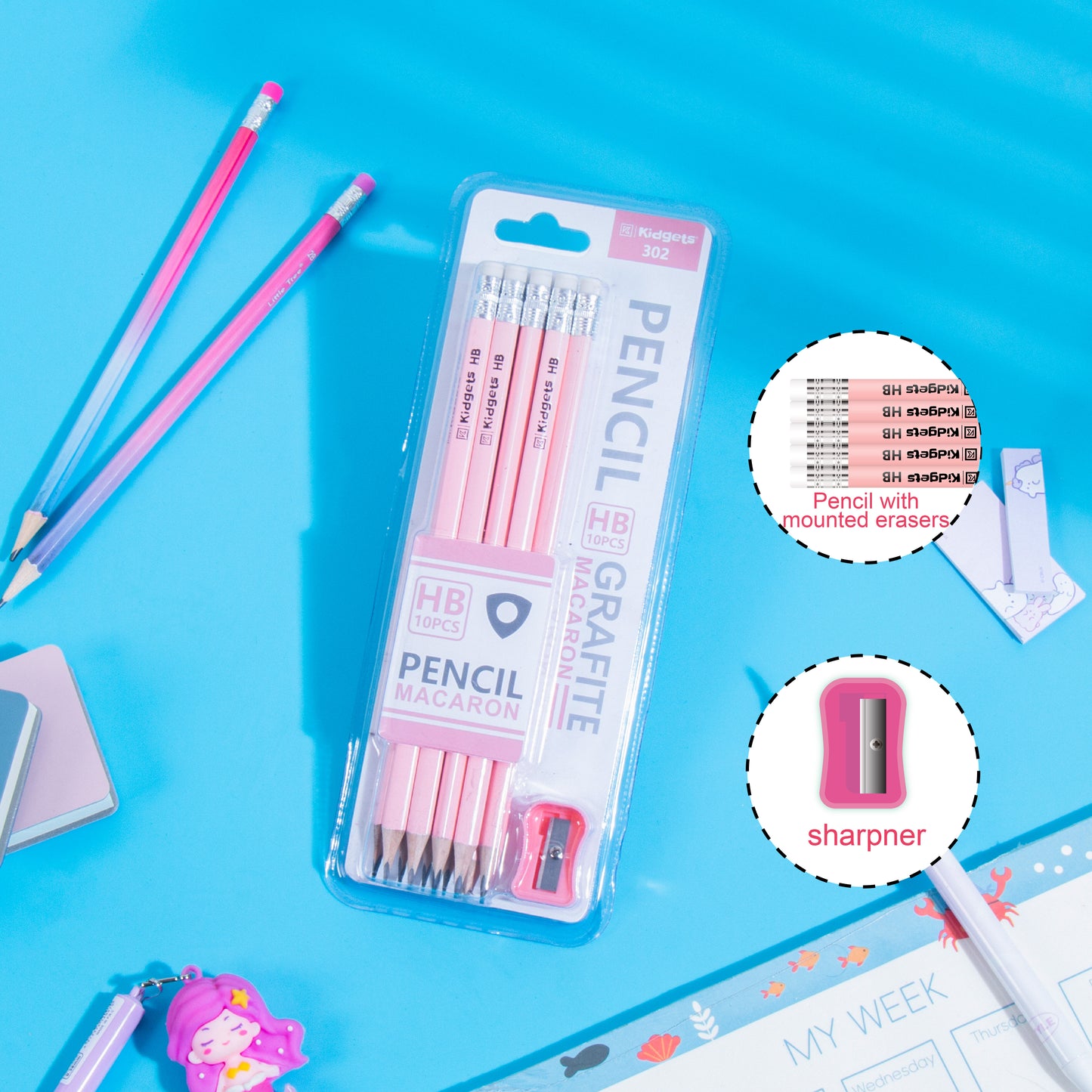 Kidgets Pencil Set - 302