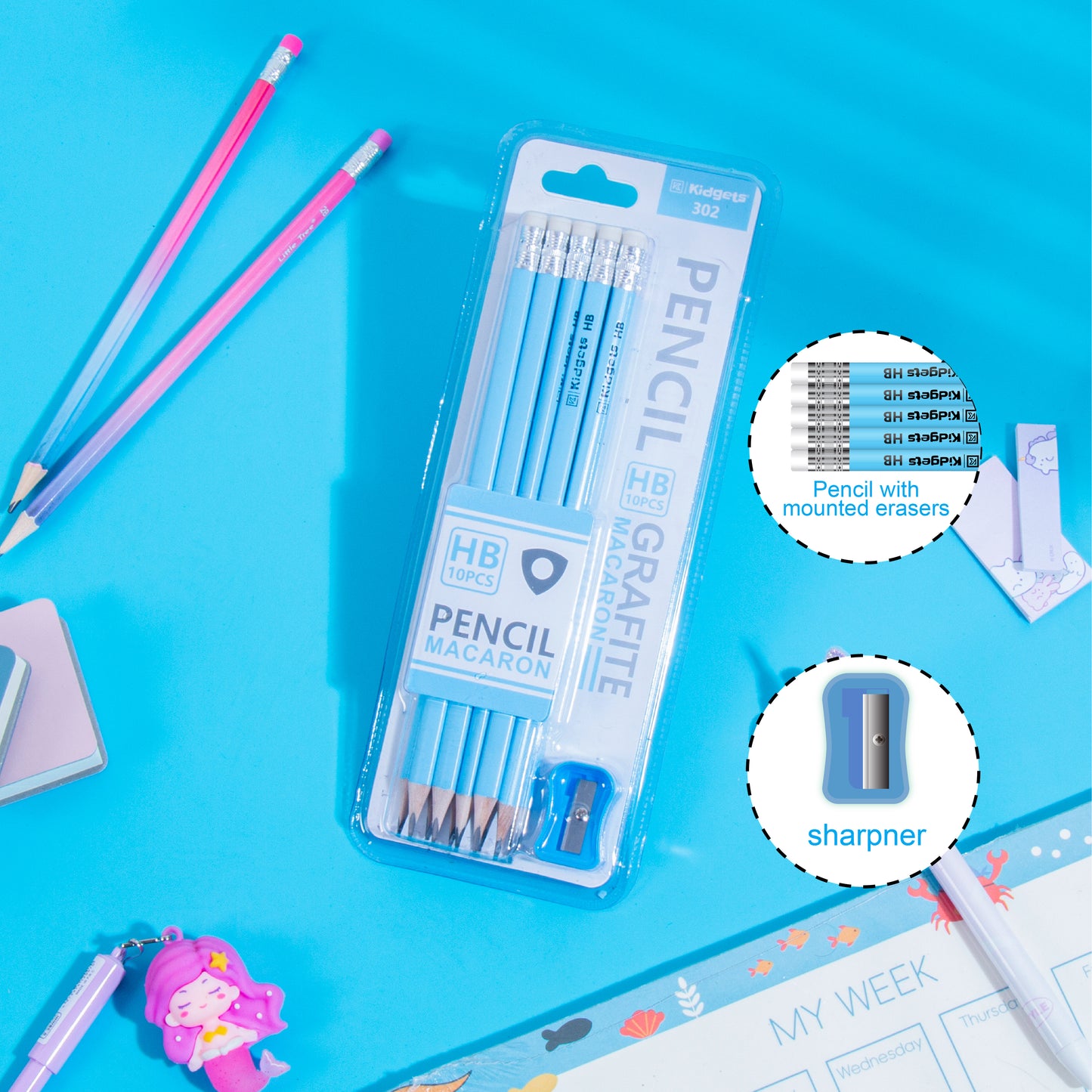 Kidgets Pencil Set - 302