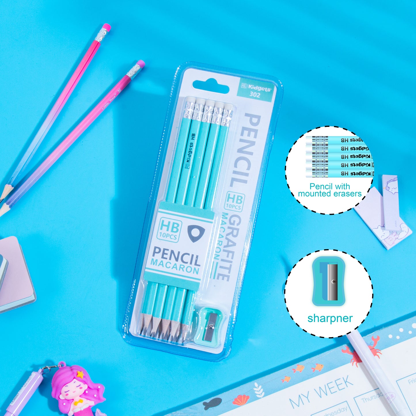 Kidgets Pencil Set - 302