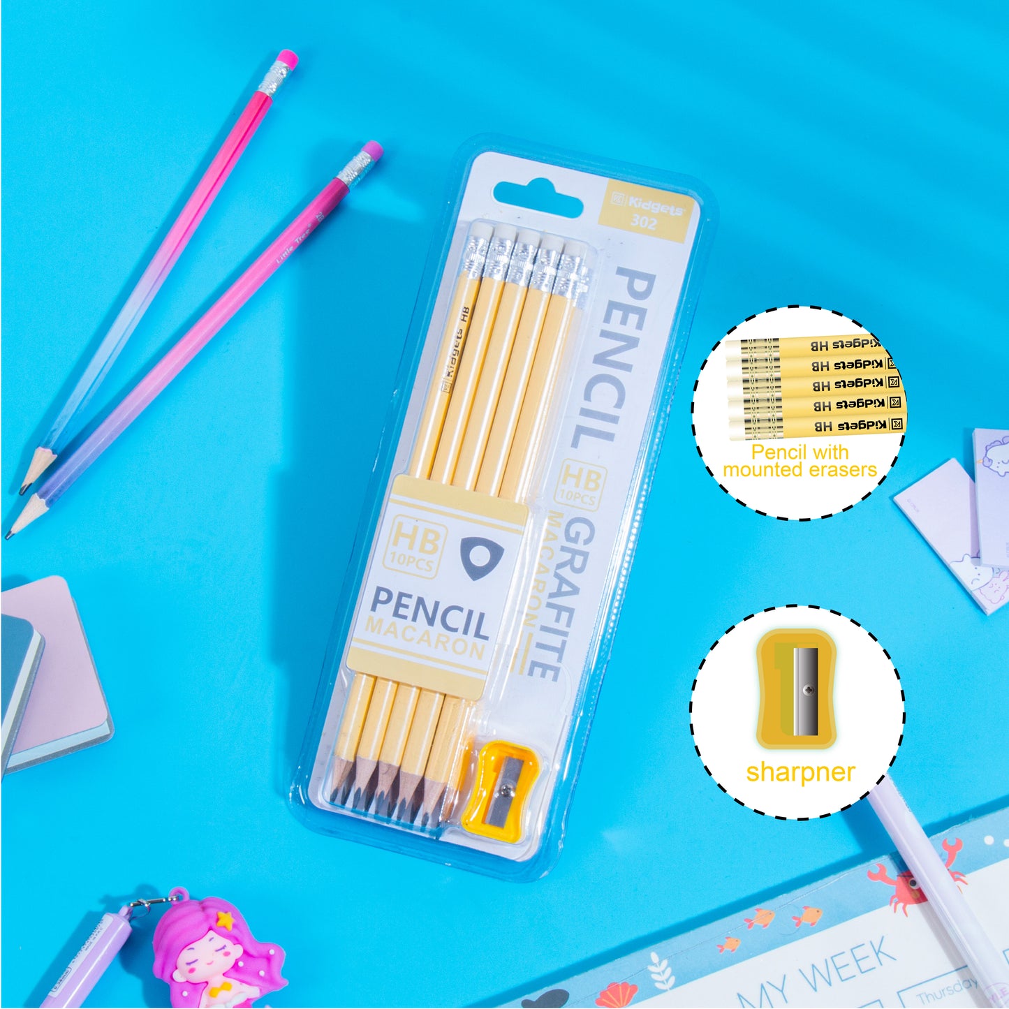 Kidgets Pencil Set - 302
