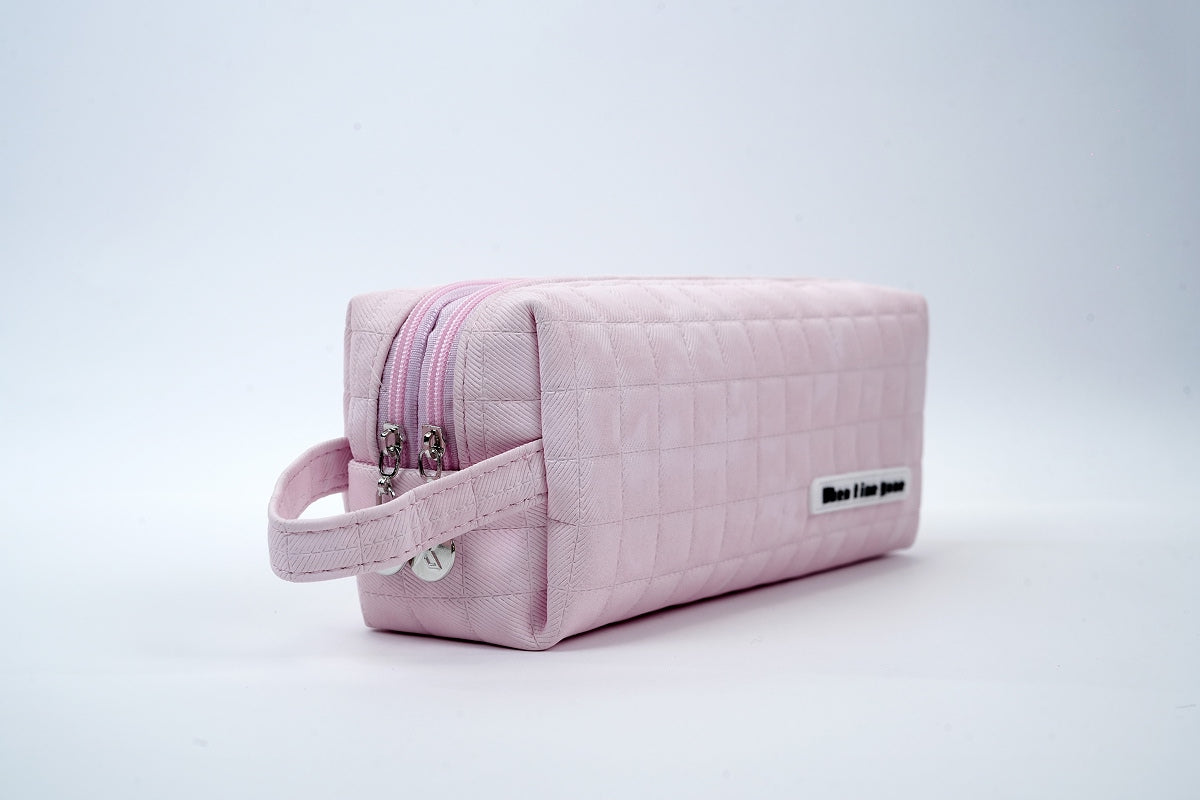 Squarestich Pouch - Pink