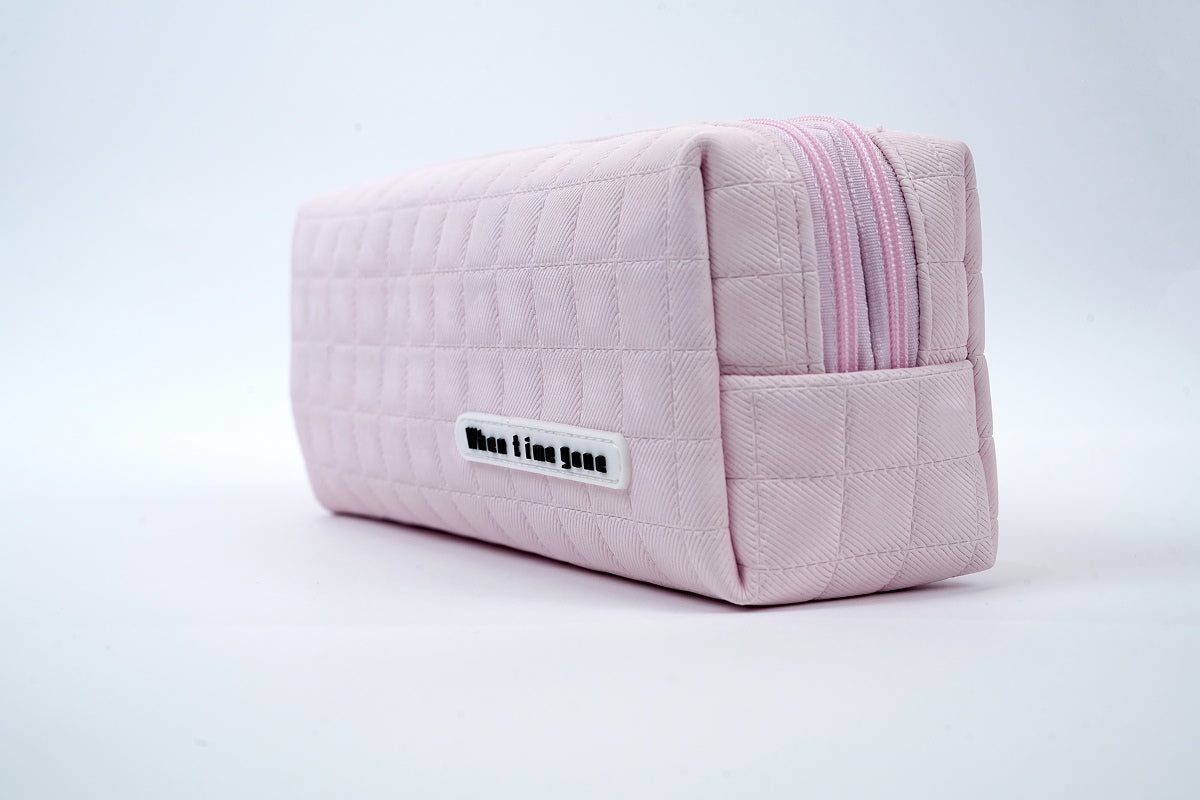 Squarestich Pouch - Pink