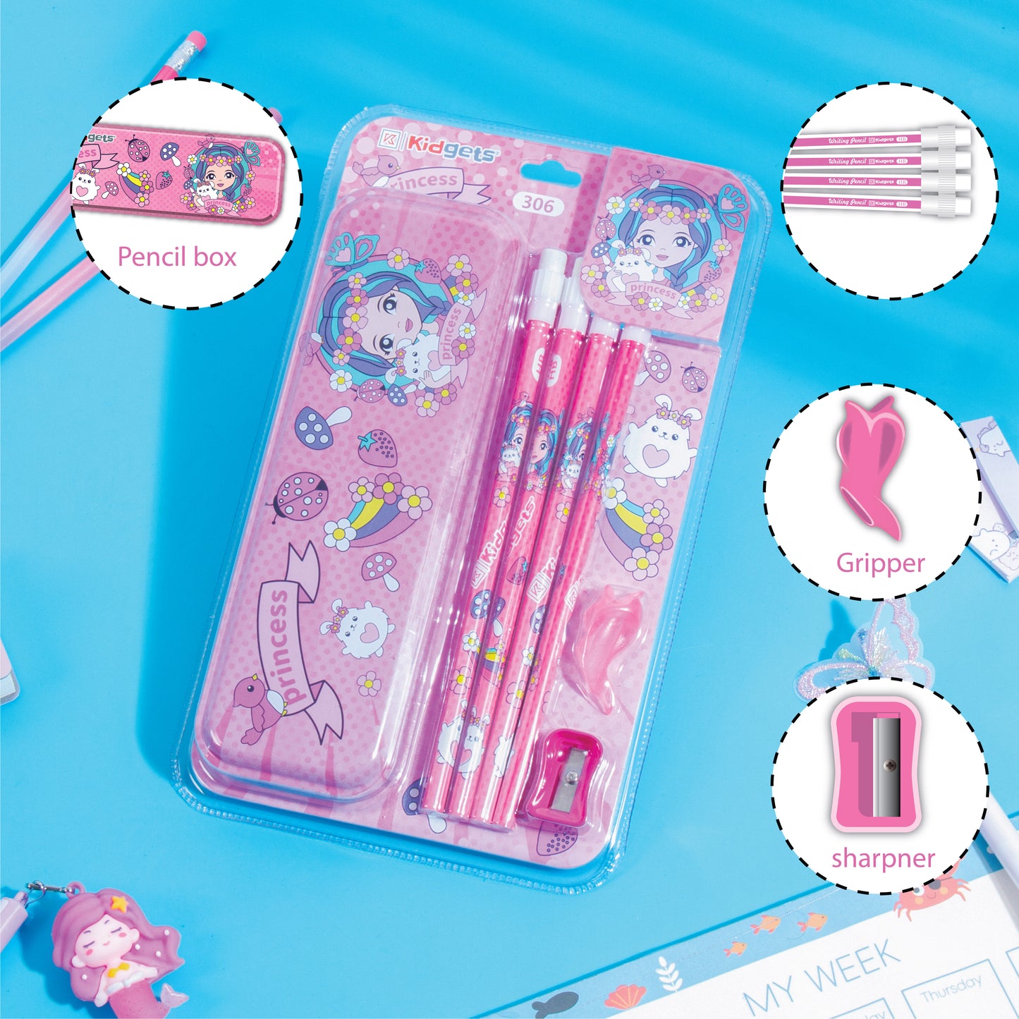 KIdgets Pencil Set - 306