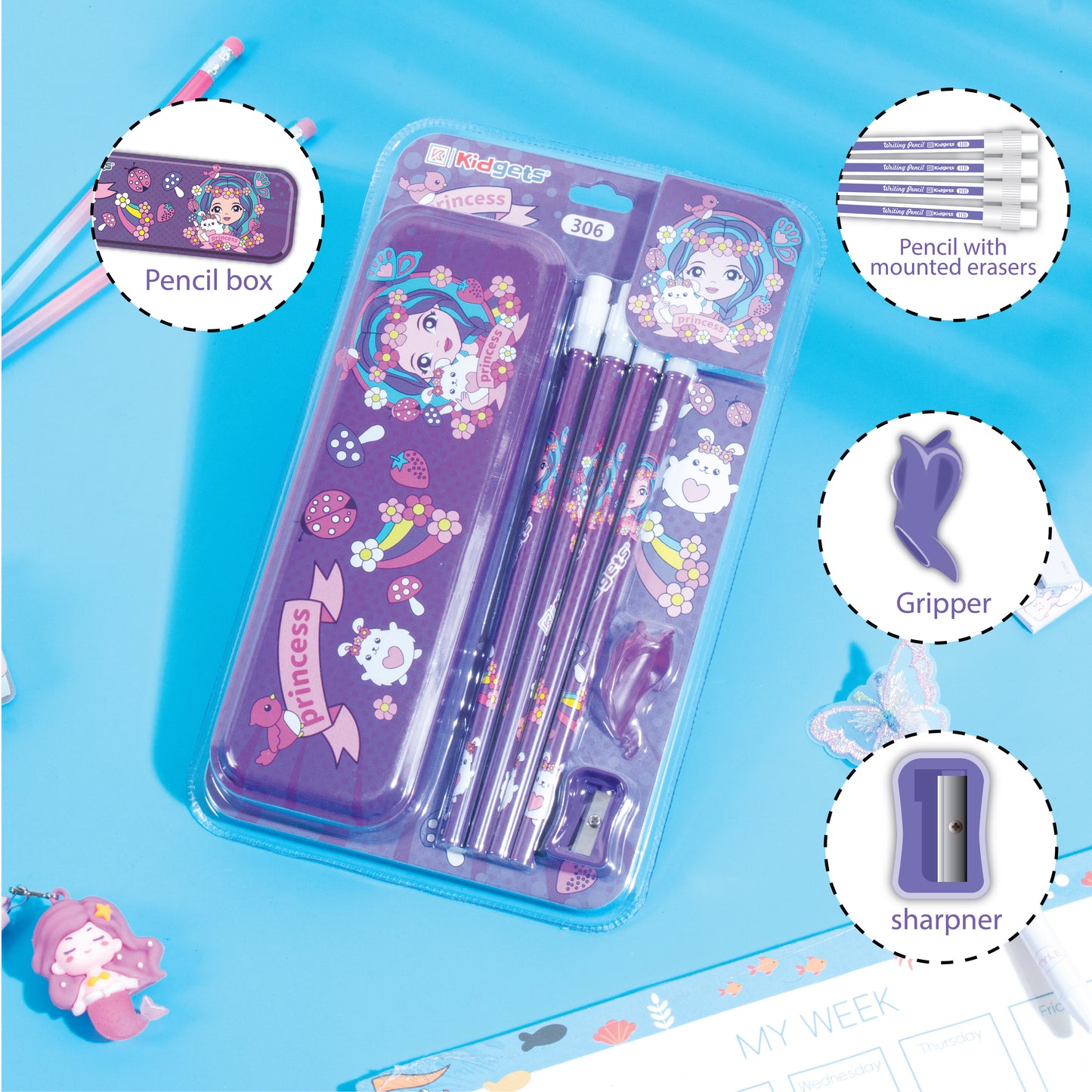 KIdgets Pencil Set - 306