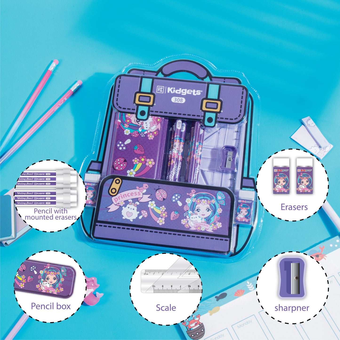 Kidgets Pencil Set - 308