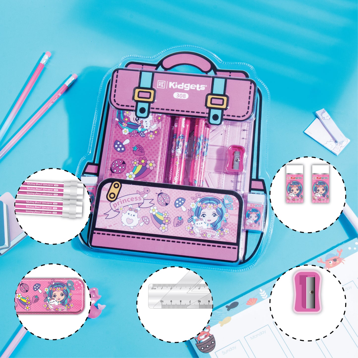Kidgets Pencil Set - 308