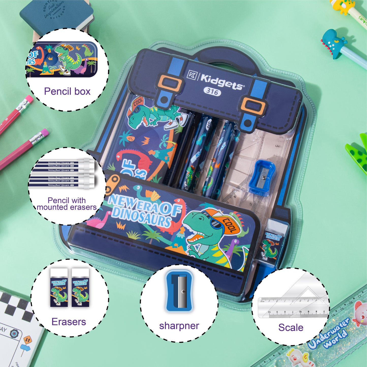 Kidgets Pencil Set - 316
