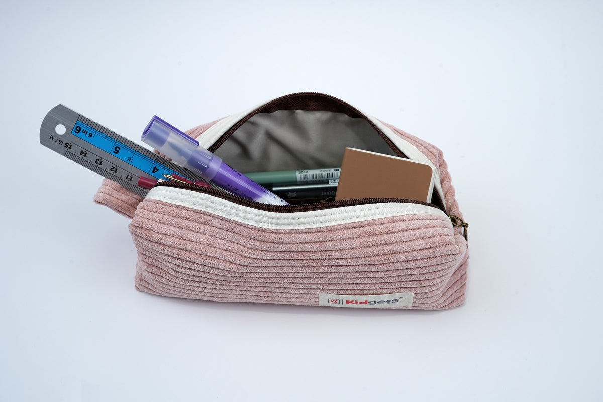 Corduroy Pouch - Peach