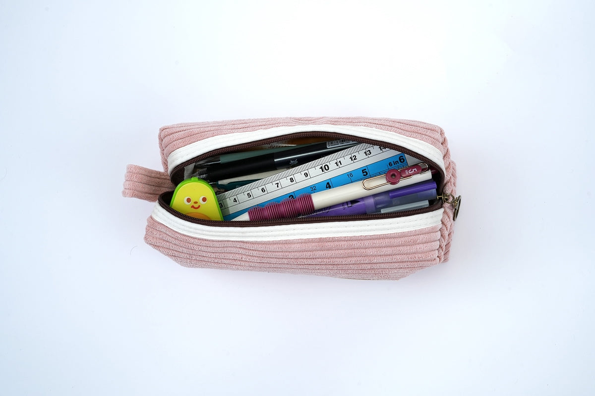 Corduroy Pouch - Peach