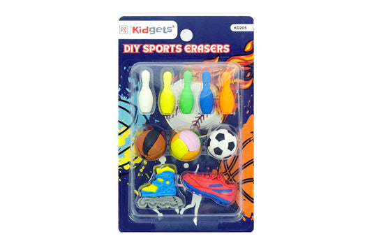 Diy Sports 10 Piece Erasers