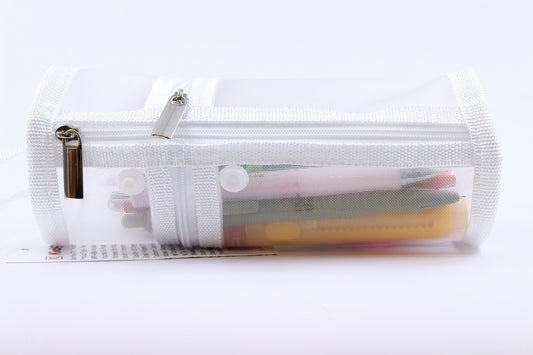 Ziptower Pouch - White