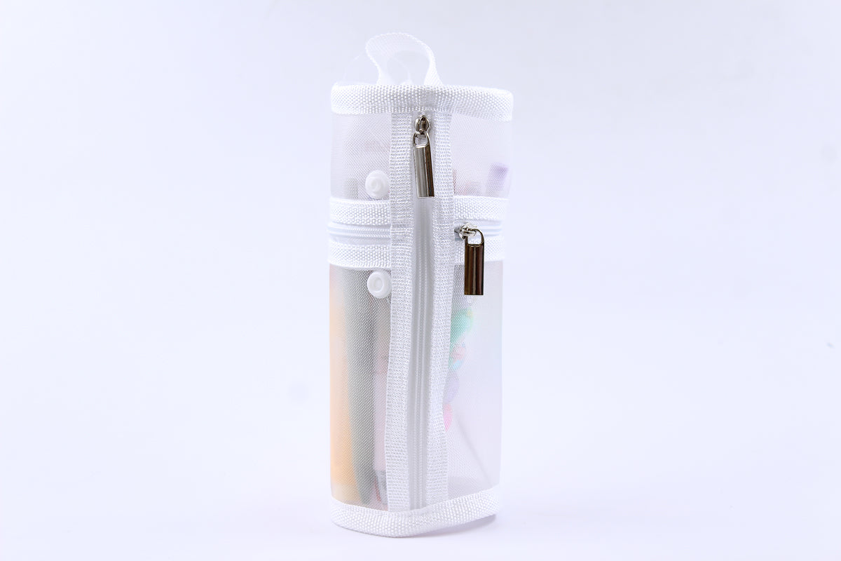 Ziptower Pouch - White