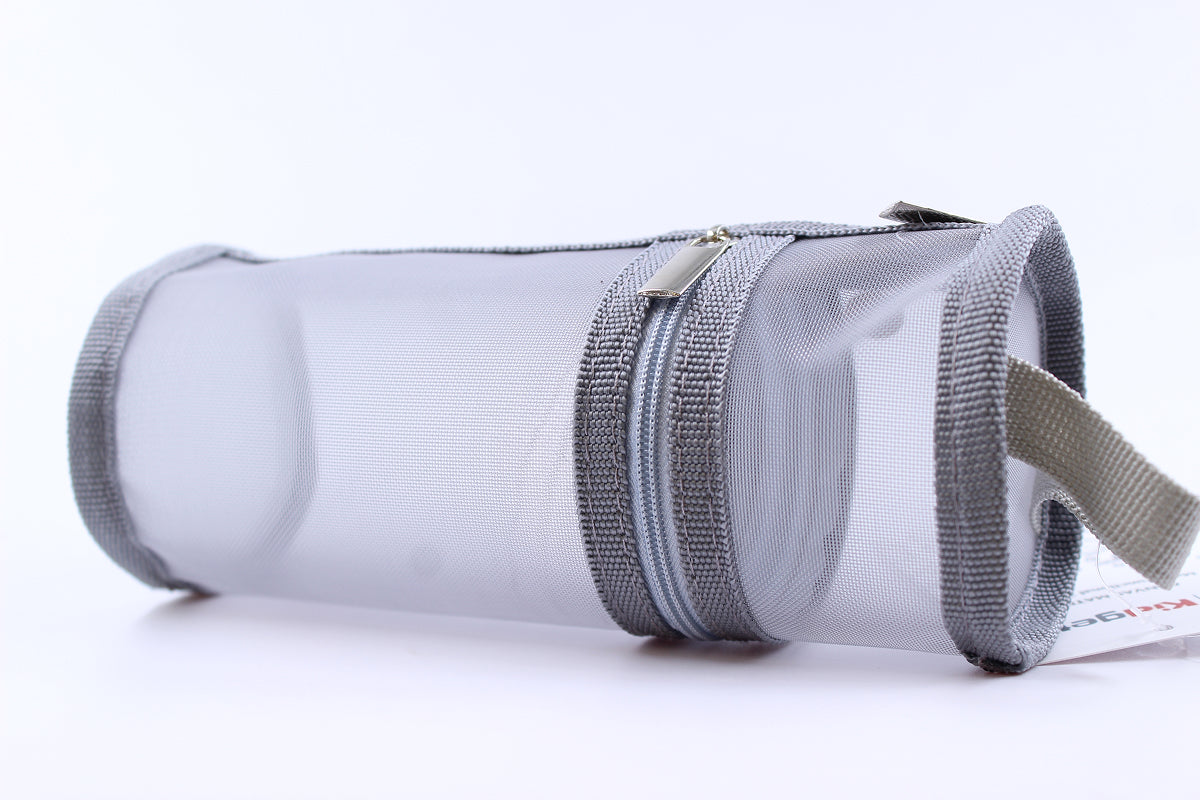 Ziptower Pouch - Grey
