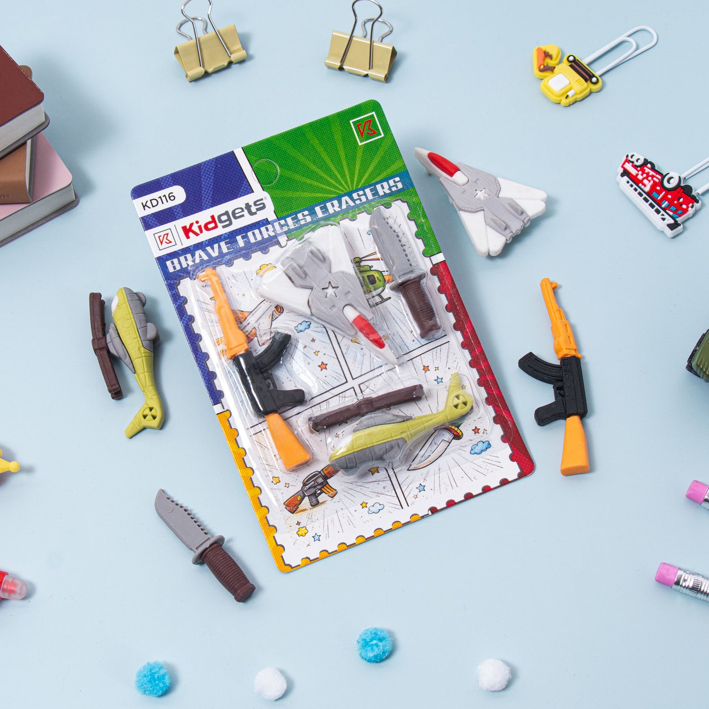 Kidgets 116 - Brave Forces Erasers
